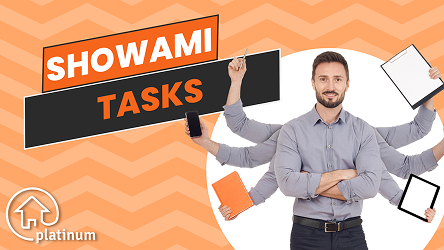 Showami Tasks - agent juggling multiple real estate tasks